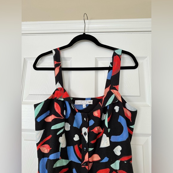 Hunter Bell geometric print button down dress - Picture 2 of 3